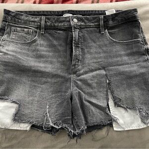 Old Navy High Rise size 16 Jean Shorts (Distressed)